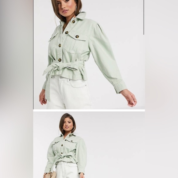 Stradivarius Pastel Green Jacket - Picture 10 of 10